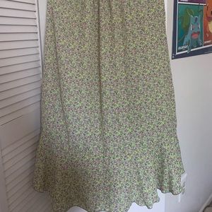 Long flowy skirt